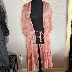 LC Lauren Conrad Rose Gold cover up